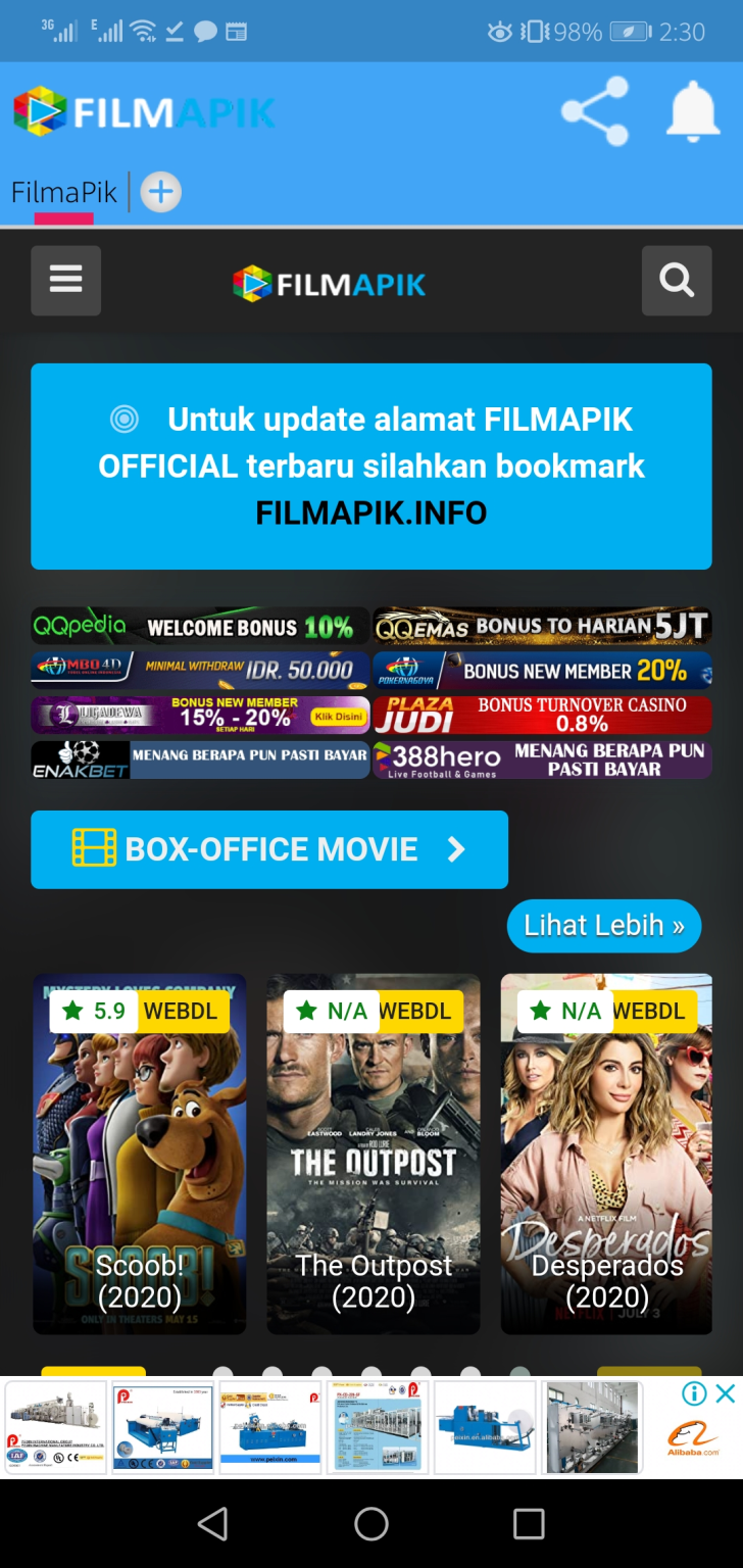 Screenshot of Filmapik App